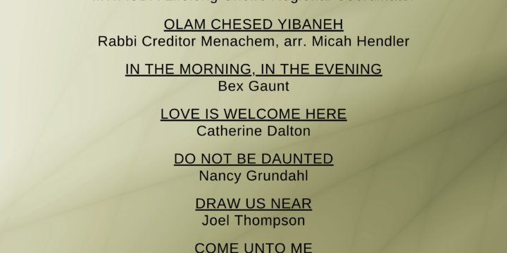 Music in Worship: Repertoire Suggestions